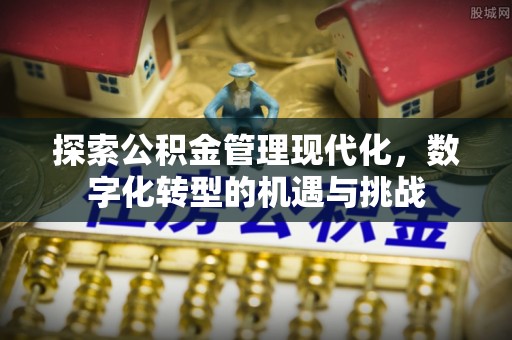 松北探索公积金管理现代化，数字化转型的机遇与挑战