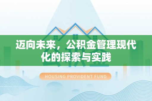 松北迈向未来，公积金管理现代化的探索与实践