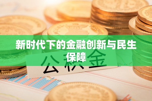 松北新时代下的金融创新与民生保障